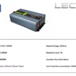 24V 1500W Pure Sine Wave Single Phase Inverter