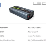 12V/24V2000W Pure Sine Wave Power Inverter