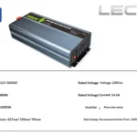 12V24V 3000W Pure Sine Wave Single Phase DC to AC Inverter